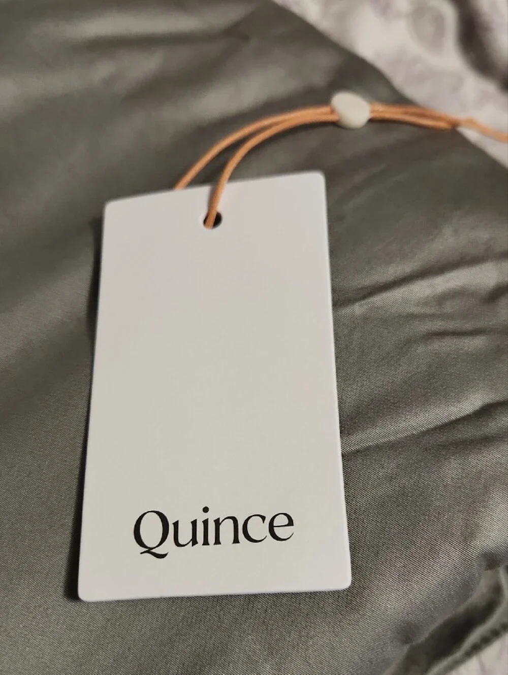 Quince Bamboo Sage Duvet Cover With Shams - Queen/Full